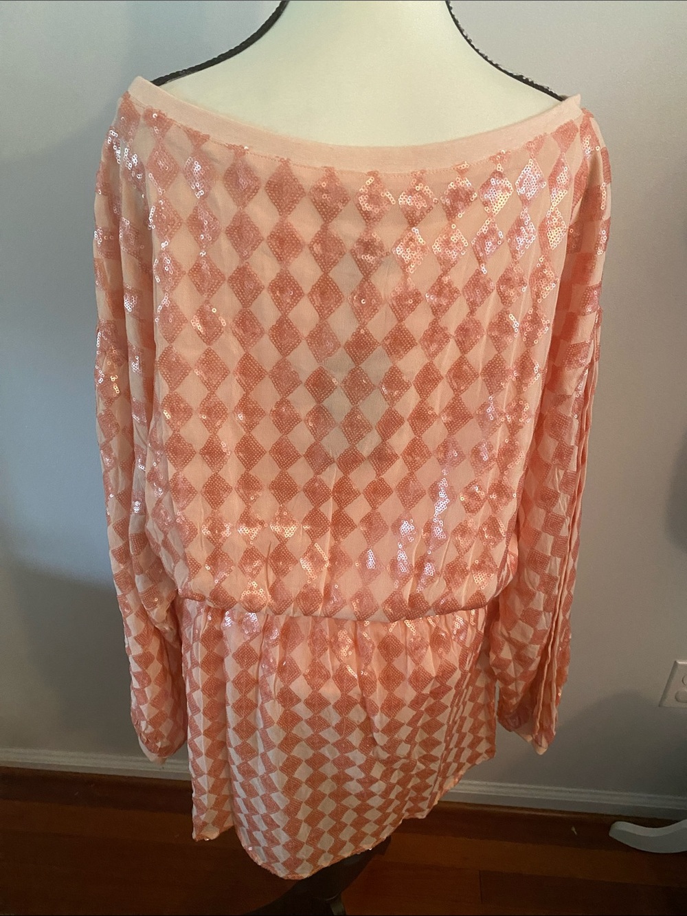 Chaser NWT  medium cooper sequined dress - Picture 4 of 12